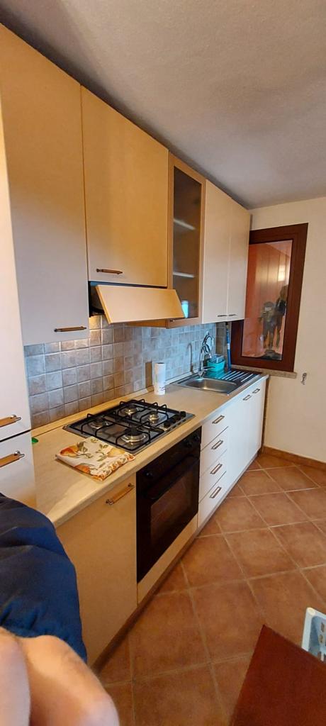 Cucina attrezzata del Corbezzolo con forno e microonde
